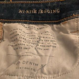 American Eagle Outfitters Jeans - American Eagle Super Stretch X Distressed Jegging American Eagle Outfitters Jeans - American Eagle Super Stretch X Distressed Jegging